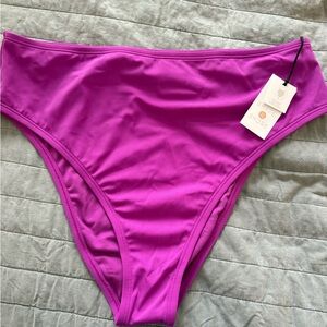 Brand new high waist cheeky swim bottom by Shade & Shore